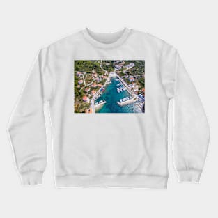 Lukoran, island Ugljan, Croatia Crewneck Sweatshirt